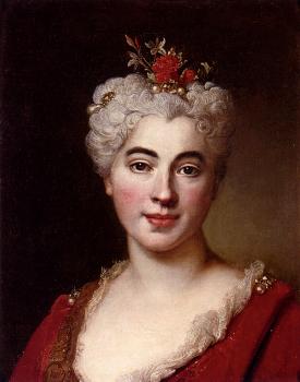 尼古拉斯 德 拉吉萊勒 Portrait Of A Elisabeth